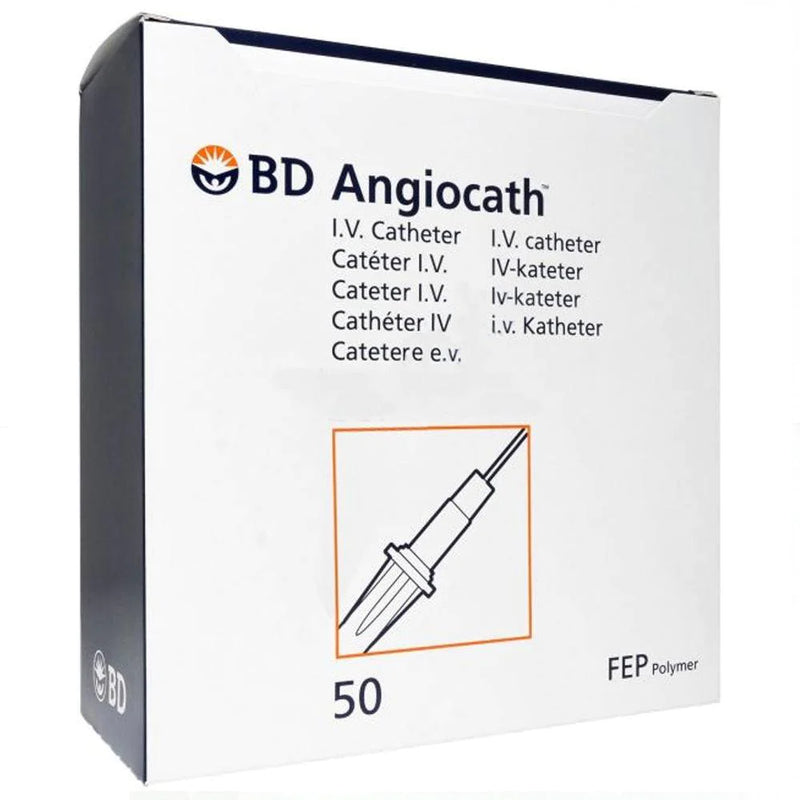BD AngiocathTM 22G 2 0,8 x 25 mm BLU
