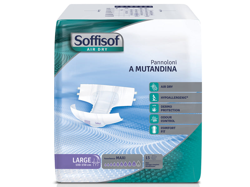 PANNOLONI SOFFISOF AIR DRY - Incontinenza Forte