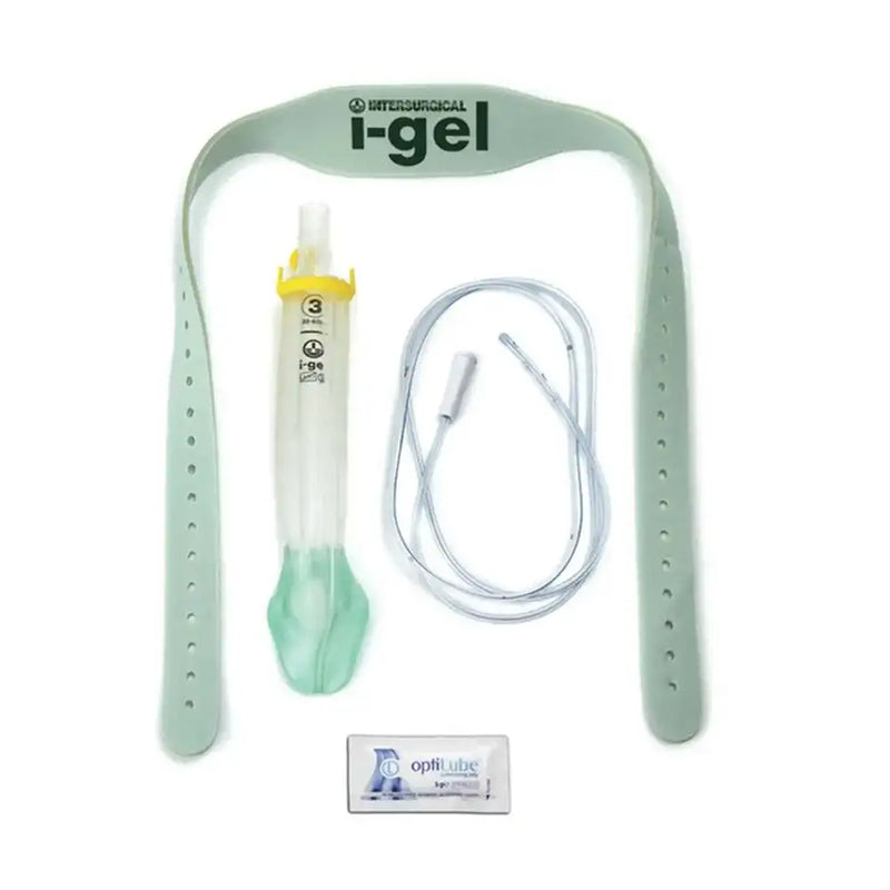 i-gel®O2 Resus Pack, kit di rianimazione con dispositivo sovraglottideo Adulto SMALL misura 3