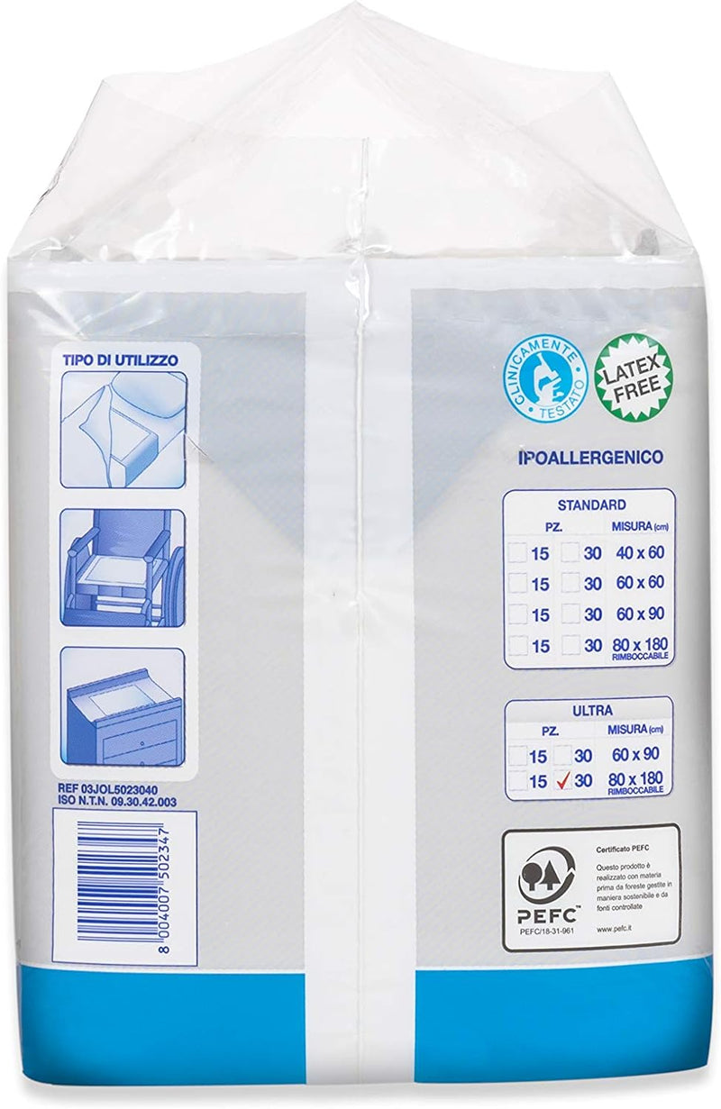 TRAVERSE MONOUSO SALVALETTO RIMBOCCABILI FARMEX 80×180 - 30 PZ