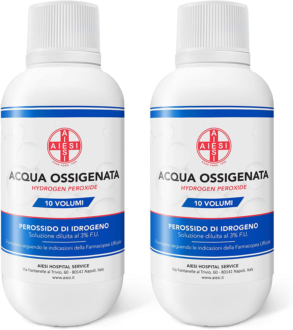 2 Acqua Ossigenata disinfettante 3% 10 volumi 250 ml - perossido