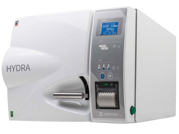 AUTOCLAVE ORIZZONTALE  HYDRA EVO CON STAMPANTE - 15 litri