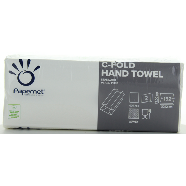 PAPERNET ASCIUGAMANO "C" 152 PZ CONF. CARTONE DA 20 PEZZI